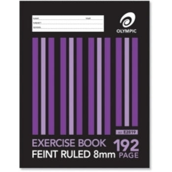 Exercise Book Olympic 225X175Mm 8Mm Ruled 192Pg