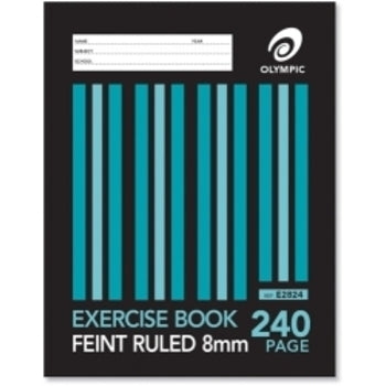 Exercise Book Olympic 225X175Mm 8Mm Ruled 240Pg