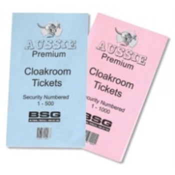 Tickets Cloak Room Pad 1-1000