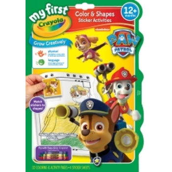 Activity Book Crayola My First Colour Paw Patrol