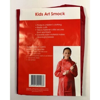 Art Smock Gns Basic Kids 80Cm Long Sleeve