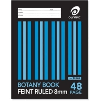 Sp - Botany Book Olympic 225X175Mm 8Mm Ruled 48Pg