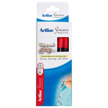 Pen Artline 1Mm Smoove Bpp Red Box20