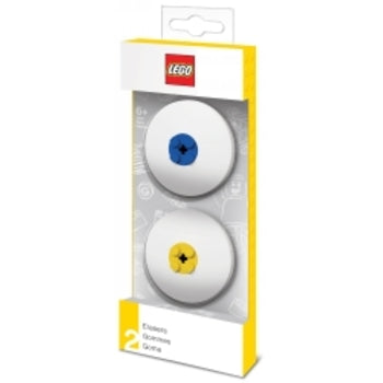 Eraser Lego W/Buildable Bricks White