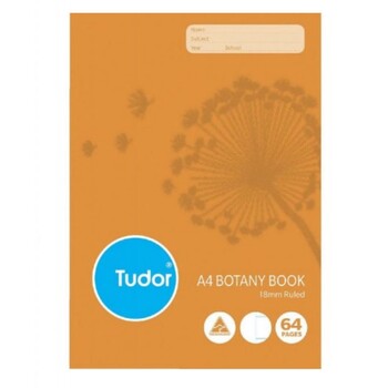 Sp- Botany Book Tudor A4 64Pg 18Mm