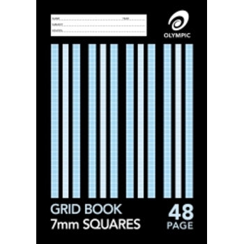 Sp - Grid Book Olympic 225X175Mm 7Mm Grid 48Pg