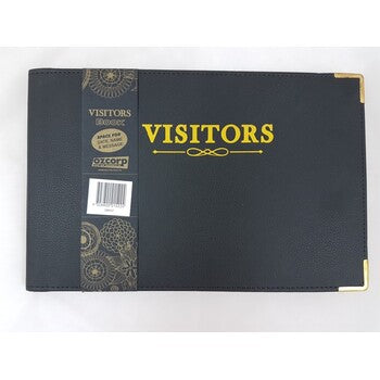 Visitors Book Ozcorp Black