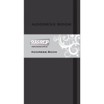 Address Book Slim Black Contempo