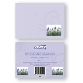 Envelope Ozcorp C6 Lavender Pk12