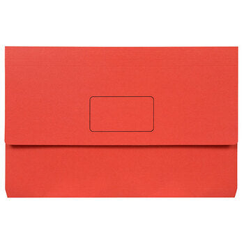 Document Wallet Marbig Slimpick F/C Bright Red Pk10