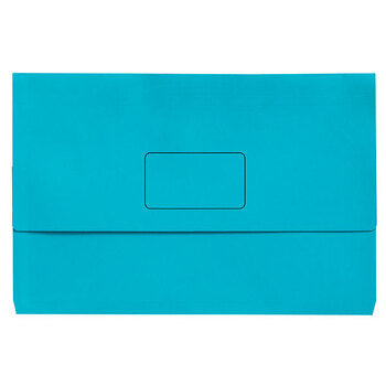 Document Wallet Marbig Slimpick F/C Marine Pk10