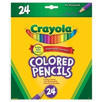 Pencil Coloured Crayola Bx24