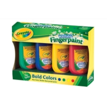 Sp- Paint Finger Crayola My First Washable Asst Cols Pk4