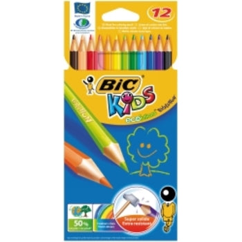 Pencil Coloured Bic Kids Evolution Pk12