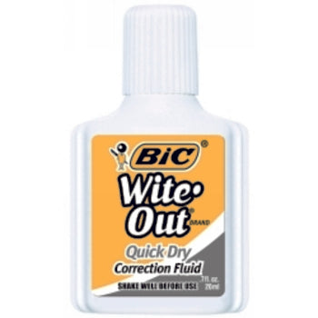 Correction Fluid Bic Wite-Out Quick Dry 20Ml