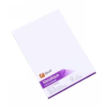Envelopes Quill C6 Metallique Peridot Pk10