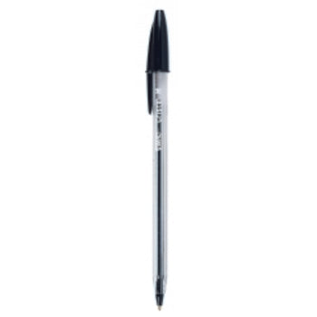 Pen Bic Bp Cristal Med Black Bx12