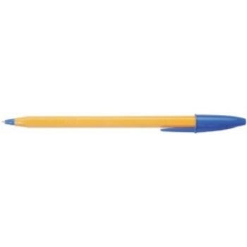 Pen Bic Original Orange Bp Fine Blue Bx12