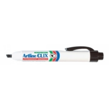 Marker Artline 93 Clix Retract Perm 4Mm Chisel Nib Black