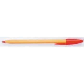 Pen Bic Original Orange Bp Fine Red Bx12