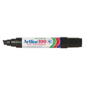 Marker Artline #100 Chisel Tip Black