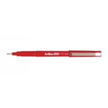 Pen Artline Fineliner 200 0.4Mm Fine Red