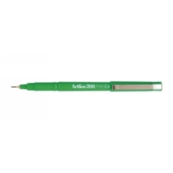 Pen Artline Fineliner 200 0.4Mm Fine Green