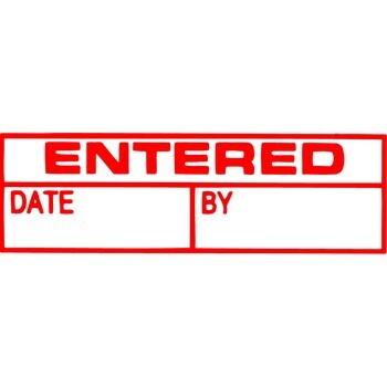 X-Stamper 1534 Entered/Date/By