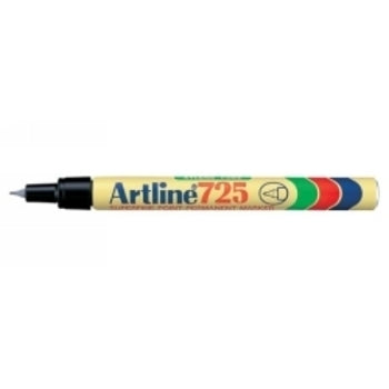 Marker Artline 725 Permanent Fine Point Black Bx12
