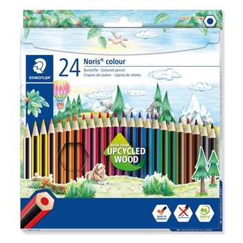 Pencil Coloured Staedtler Noris Colour Pk24