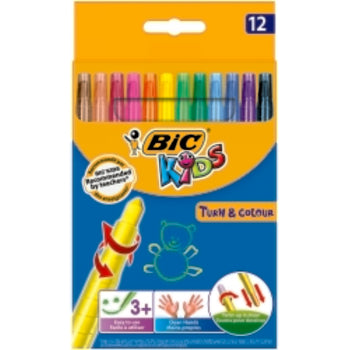 Crayons Bic Kids Turn And Colour Pk12