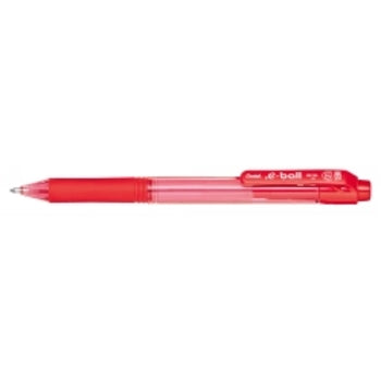 Sp- Pen Pentel Bp E-Ball Retract Red