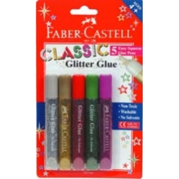 Glitter Glue Faber Classic Crd5