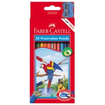 Pencil Coloured Faber-Castell Red Range Watercolour Pk24