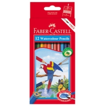 Pencil Coloured Faber-Castell Red Range Watercolour Pk12