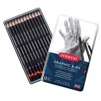 Sp- Pencil Lead Derwent Graphic Technical B-9H Bx12
