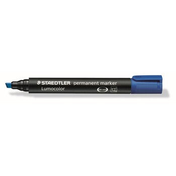 Marker Staedtler 350-3 Perm Chisel Blue