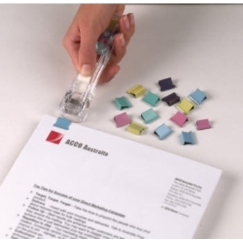 Fast Clip Refills Marbig Large Coloured Pk25