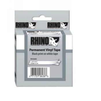 Sp- Label Tape Dymo 19Mmx5.5M Vinyl White (In R6000 Kit)