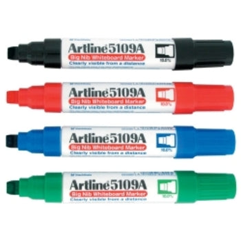 Sp - Marker Whiteboard Artline 5109A Big Nib 10Mm Chisel Asst Bx6