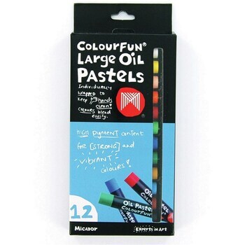 Sp- Oil Pastels Micador Large Colourfun Asst Pk12 Asst