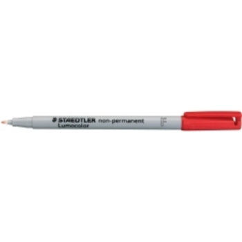 Sp- Marker Ohp Staedtler 316 Water Sol F Red