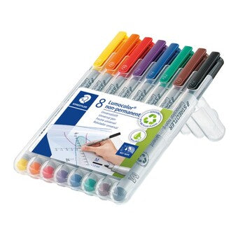 Sp- Marker Ohp Staedtler 315 Water Sol Med Asst Wlt8