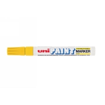 Marker Paint Uni Px20 2.8Mm Medium Bullet Tip Yellow Bx12