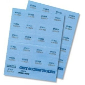 Tickets Cent Auction Coloured Pk500 Shts