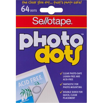 Sticky Dots Sello Photo 64 Dots 4Sht