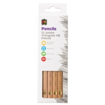 Sp- Pencil Ec Jumbo Triangular Hb Pk12