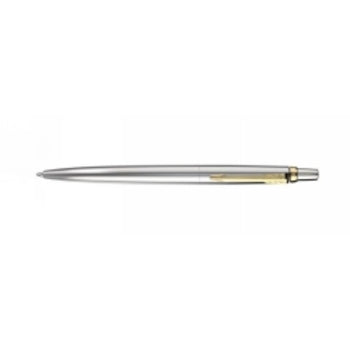 Pen Parker Bp Jotter Stainless Steel Blister Pack Gold Trim