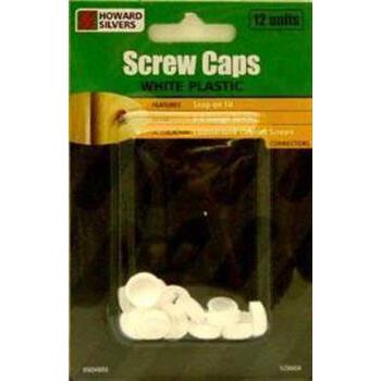 Cap Snap Screw 8g Wht Cd12