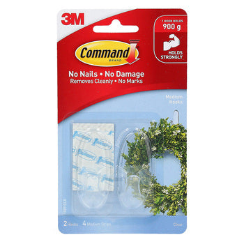 Clear Hooks Command Med Adhesive 17091Clr